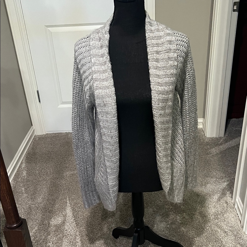 Rue21 Gray Open-Front Cardigan